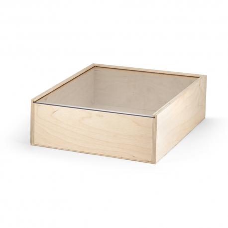 BOXIE CLEAR L. Caja de madera L