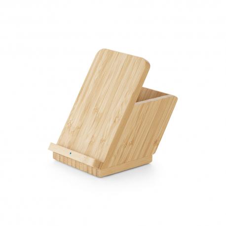 LEAVITT. Cargador de bambú inalámbrico