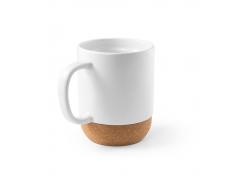 RORY SUB. Taza de cerámica con base de corcho 410 mL